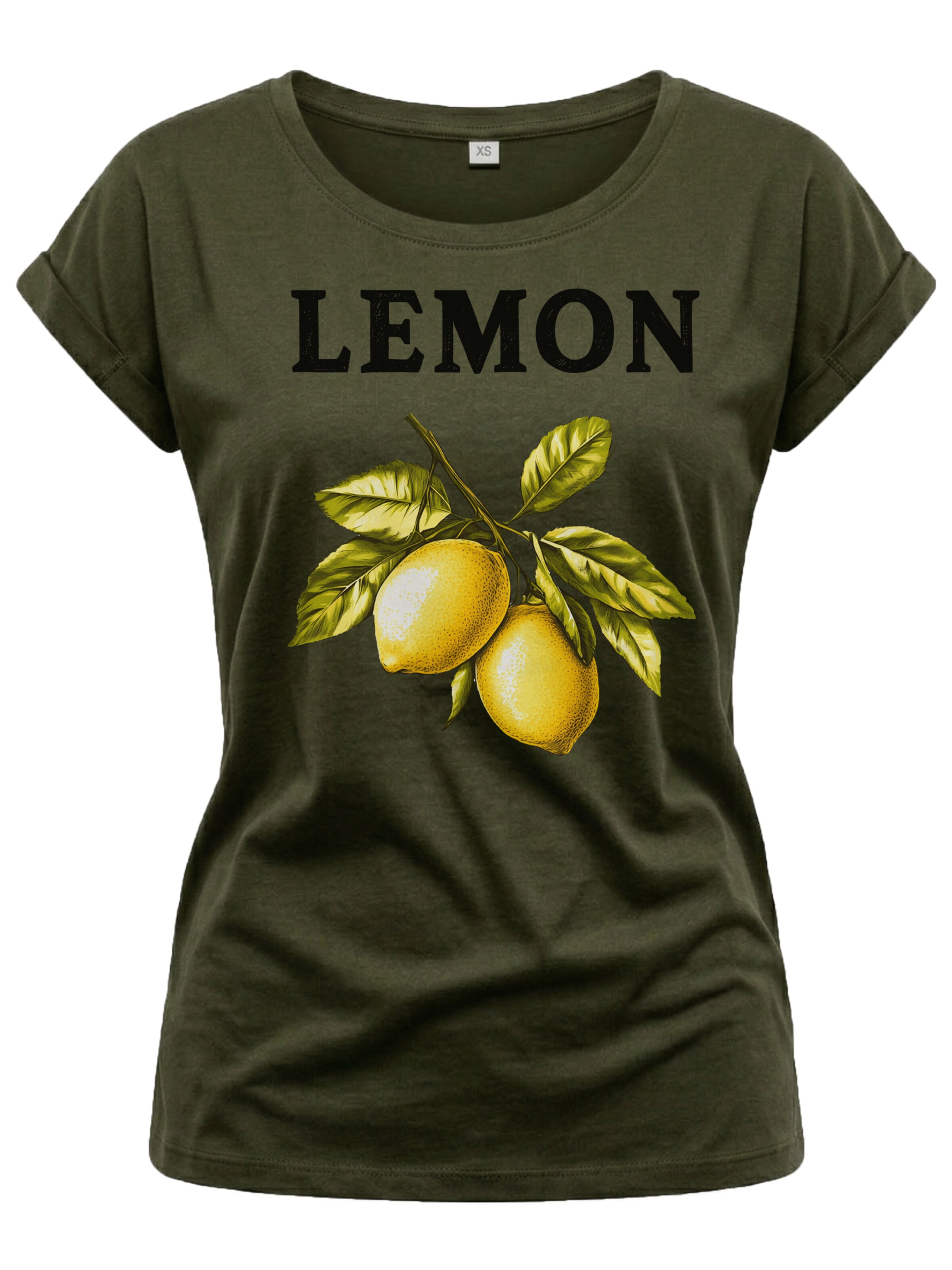 MAKAYA Shirt 'Lemon' in Green: front