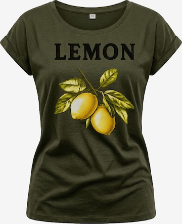 MAKAYA Shirt 'Lemon' in Green: front