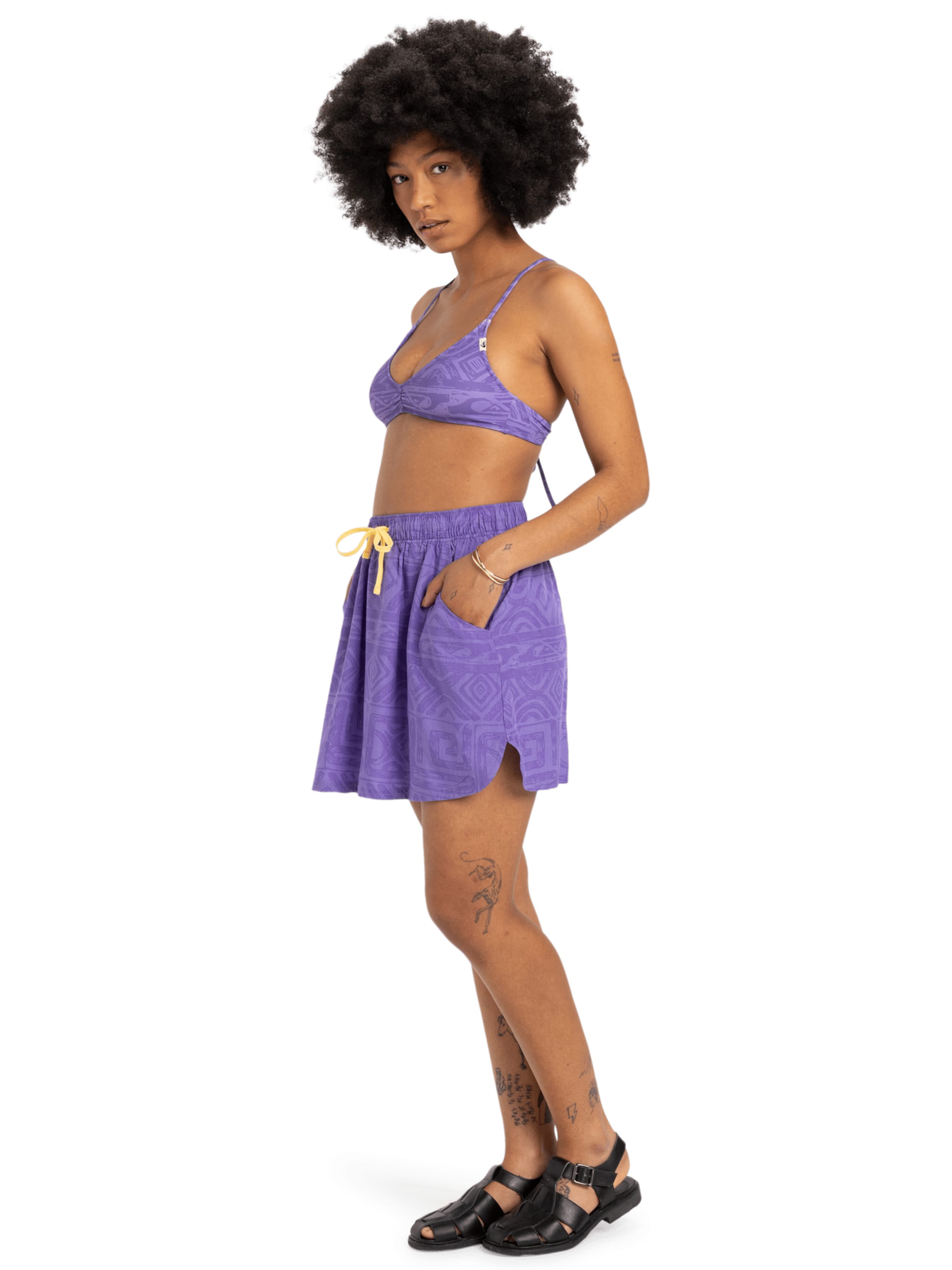 QUIKSILVER Skirt in Purple