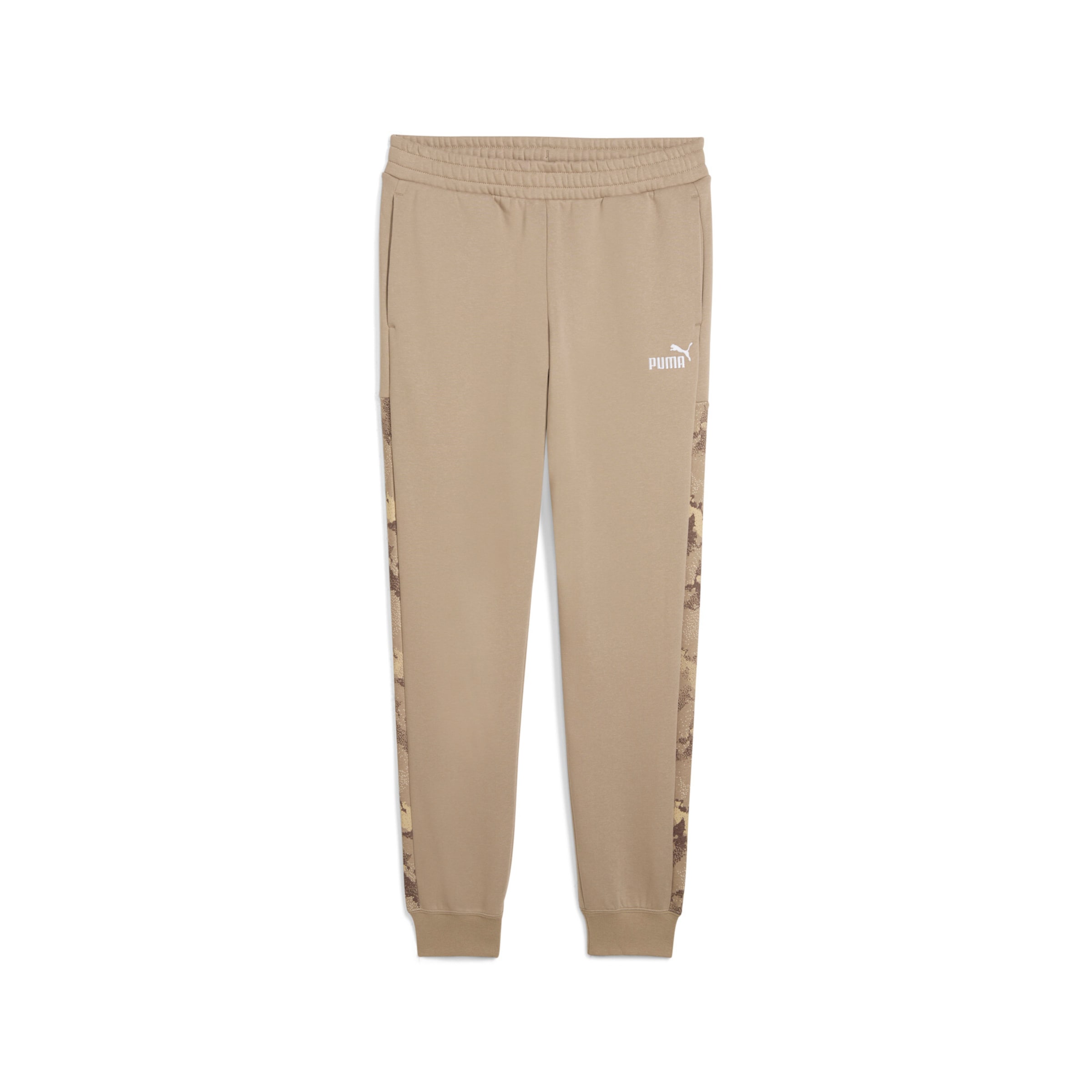 PUMA Workout Pants in Brown: front