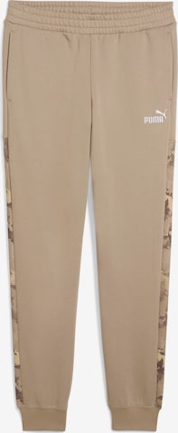 PUMA Workout Pants in Brown: front