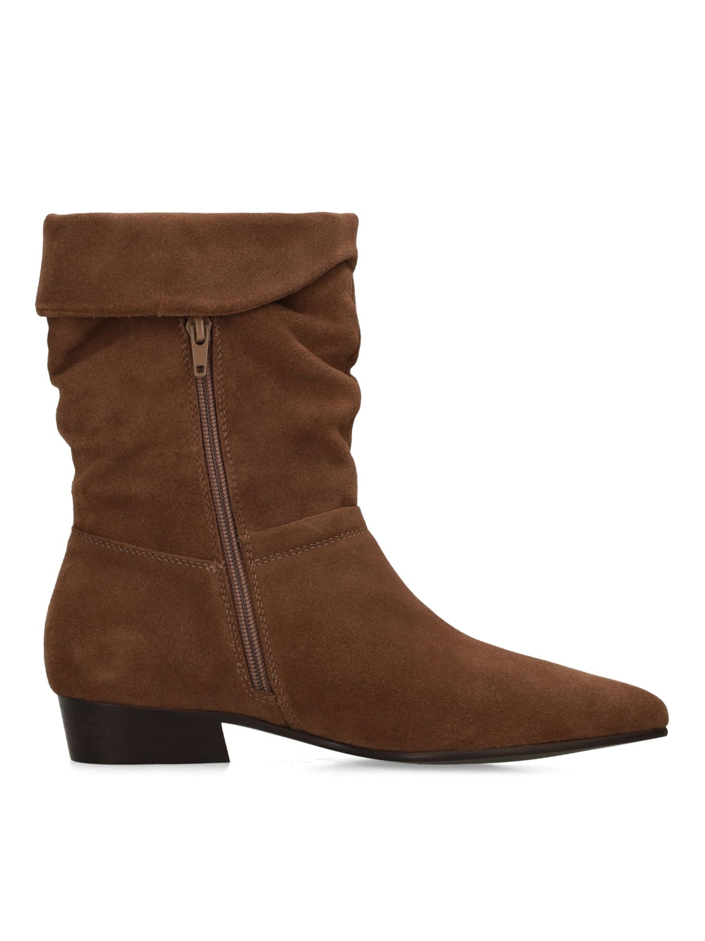MANFIELD Ankle Boots in Brown