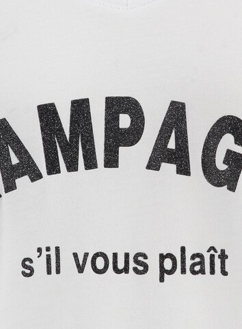 Key Largo Shirt 'CHAMPAGNE' in Weiß