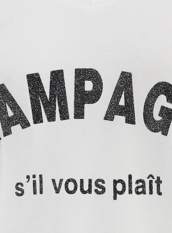 T-shirt 'CHAMPAGNE' Key Largo en blanc
