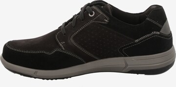 JOSEF SEIBEL Athletic Lace-Up Shoes in Black: front