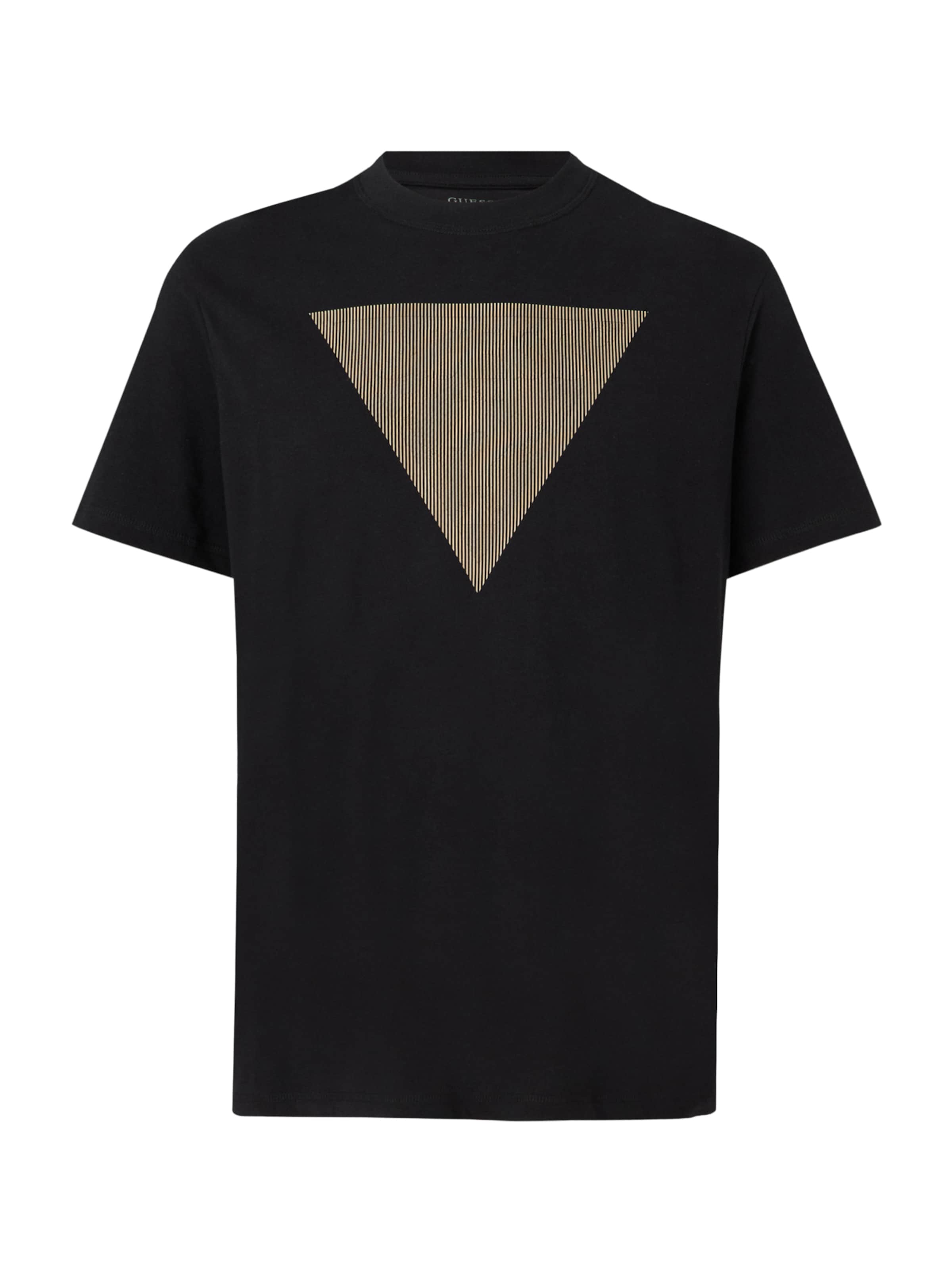 GUESS Тениска в черно: отпред