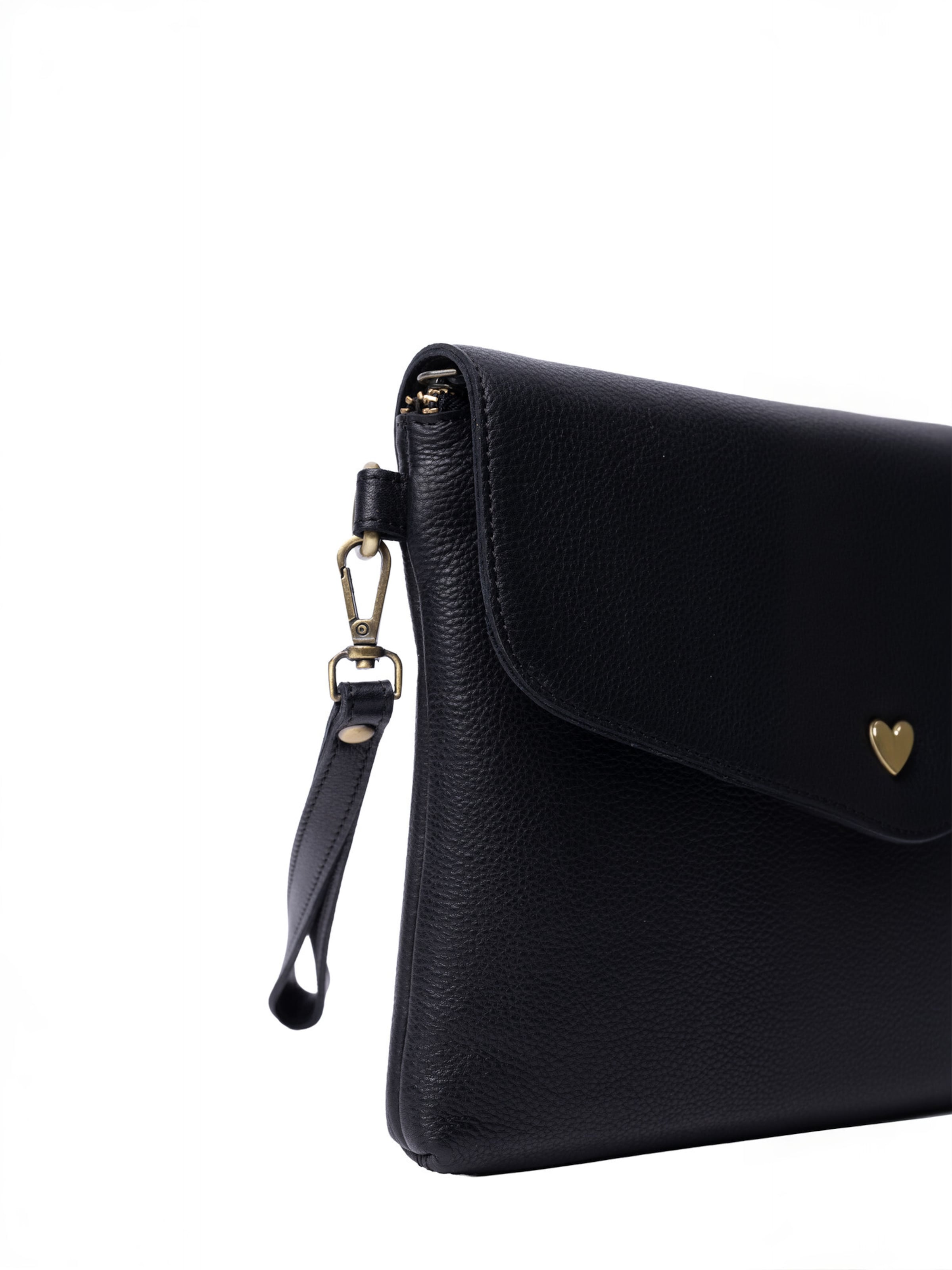 RE:DESIGNED Shopper ' Saya ' in Zwart: zijkant