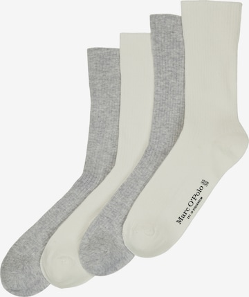 Chaussettes Marc O'Polo en beige : devant