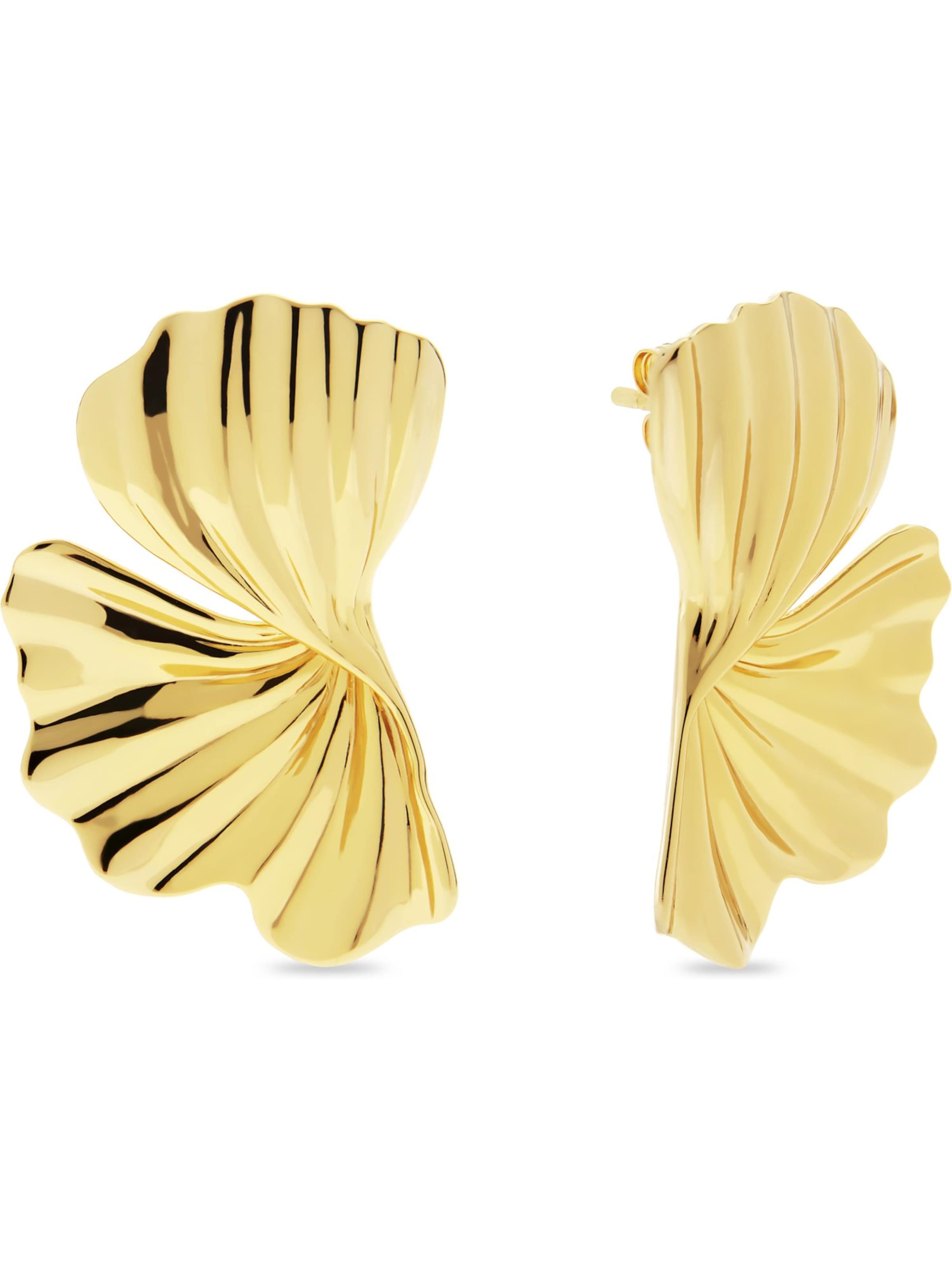 CHRIST Earrings ' ' in Gold: front