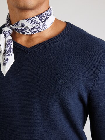 Pull-over 'Elko' MUSTANG en bleu
