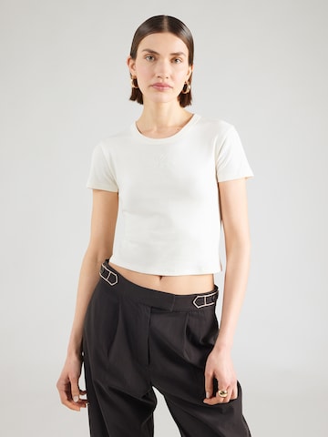 Maglietta 'Delanor' di HUGO in bianco: frontale