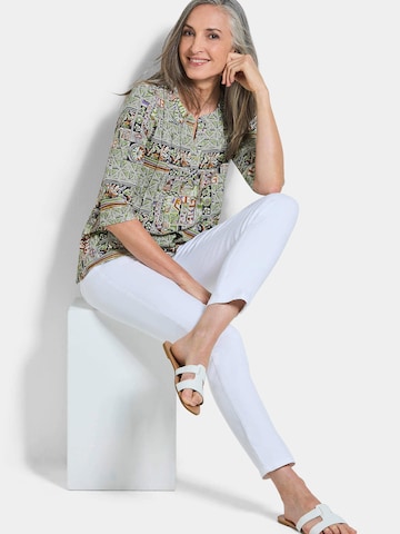 Goldner Bluse in Braun