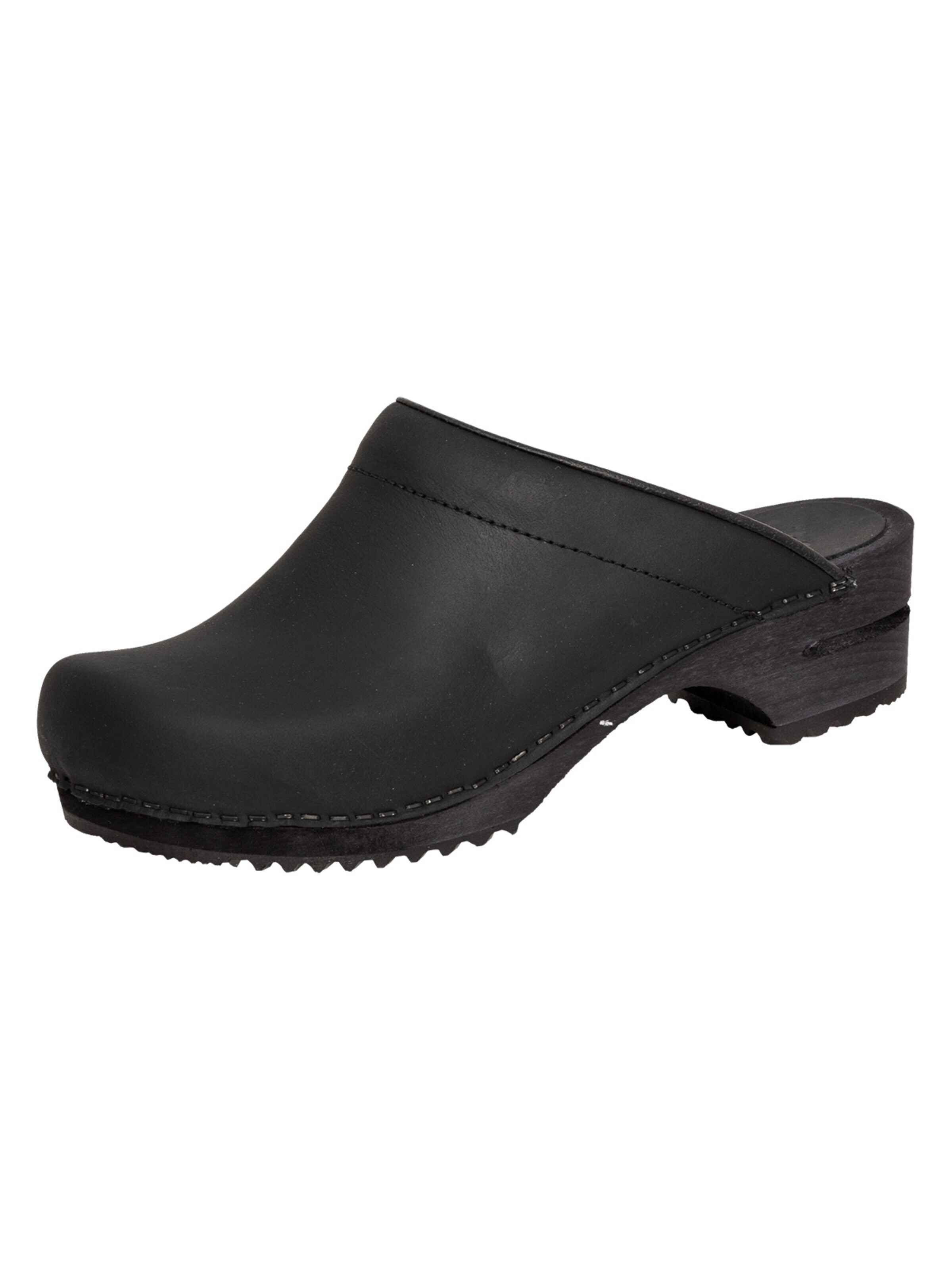SANITA Clogs in Black: front
