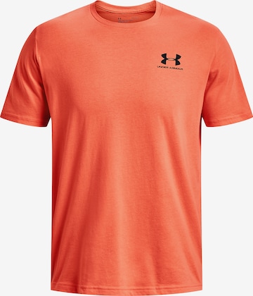 oranžs UNDER ARMOUR Sporta krekls: no priekšpuses