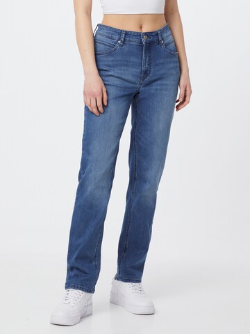 MAC Slimfit Jeans 'Melanie' in Blauw: voorkant