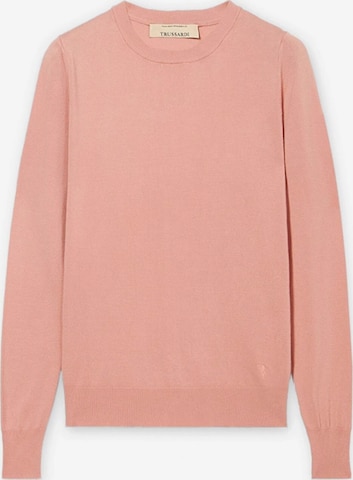 Trussardi - Jersey en rosa: frente
