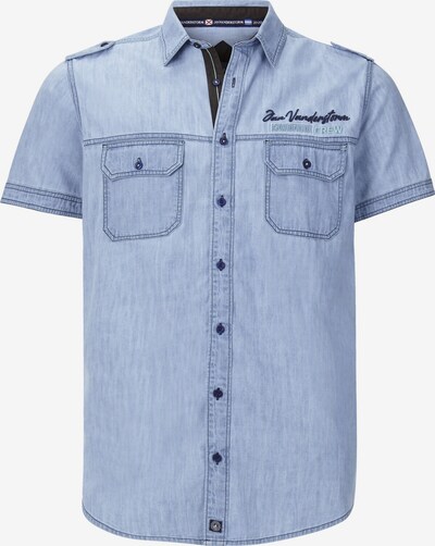 Jan Vanderstorm Button Up Shirt 'Lorensius' in Blue denim, Item view