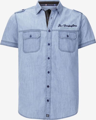 Jan Vanderstorm Button Up Shirt 'Lorensius' in Blue denim, Item view