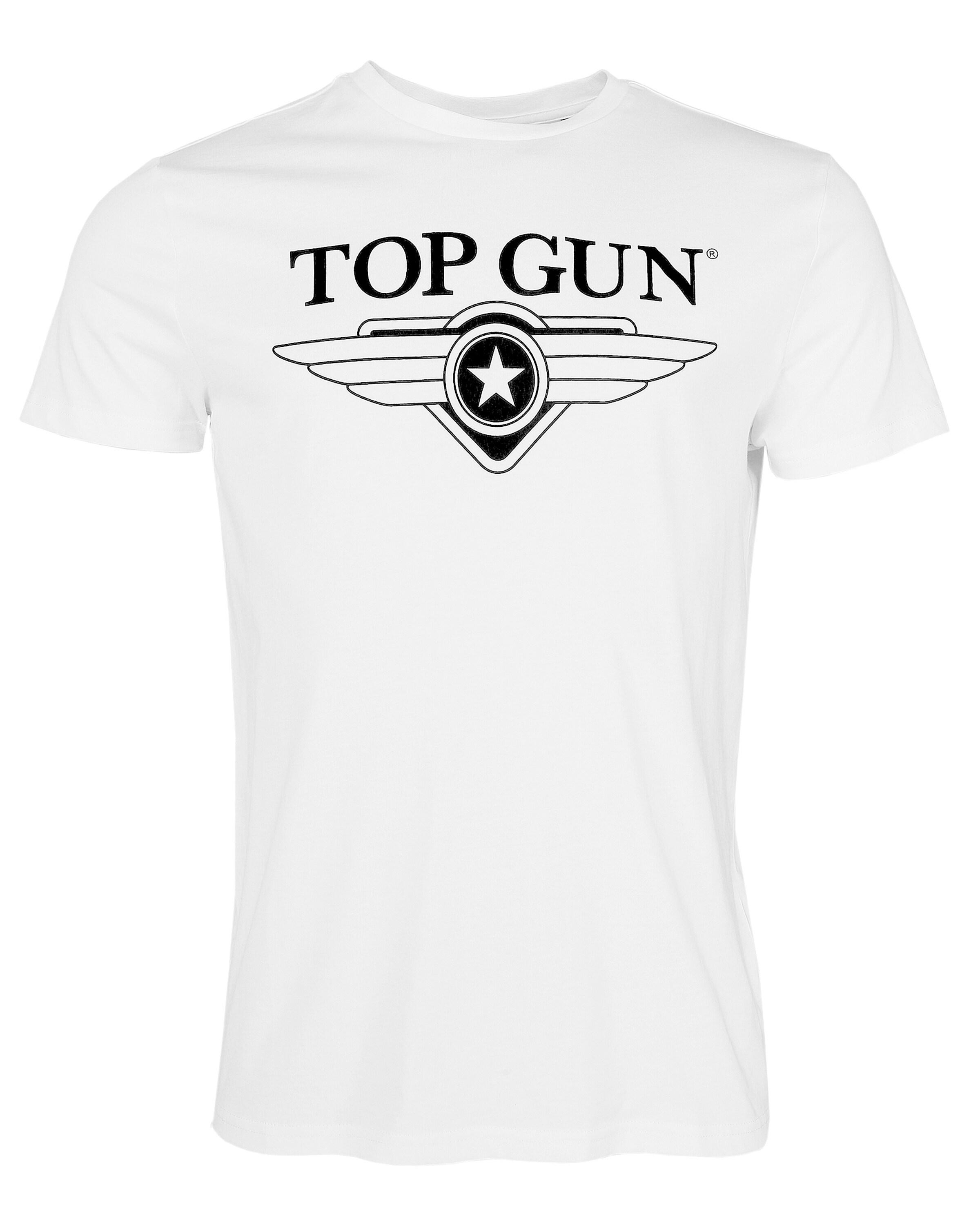 TOP GUN Shirt in White: front