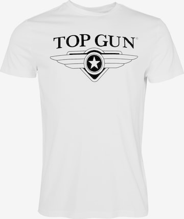 TOP GUN Shirt in White: front