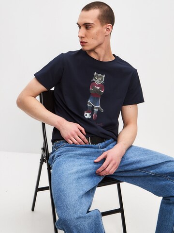 CAT by Maniita Lacitta Shirt in Blauw