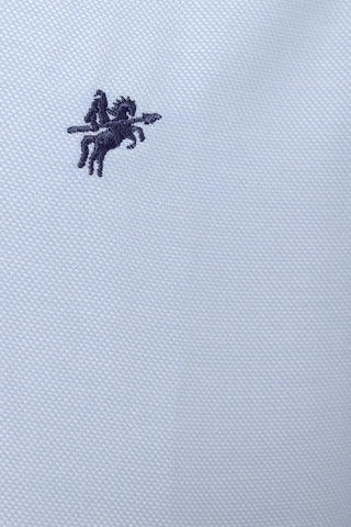 DENIM CULTURE Средняя посадка Деловая рубашка 'JONES' в Синий