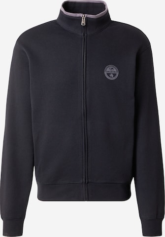 NAPAPIJRI Кофта на молнии 'BENDIL' в Черный: спереди