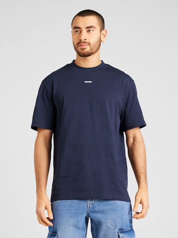 T-Shirt 'Dapolino' HUGO en bleu : devant