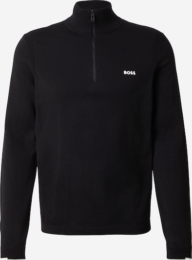 BOSS Pullover 'Ever-X' em preto / branco, Vista do artigo