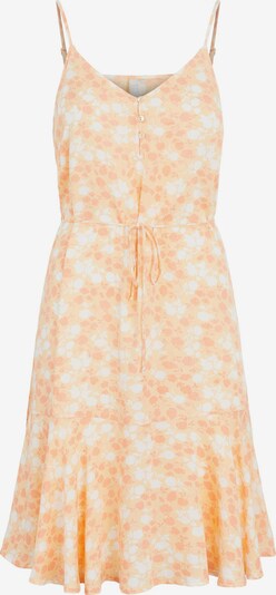 PIECES Klänning 'Nya' i pastellorange / mörkorange / vit, Produktvy