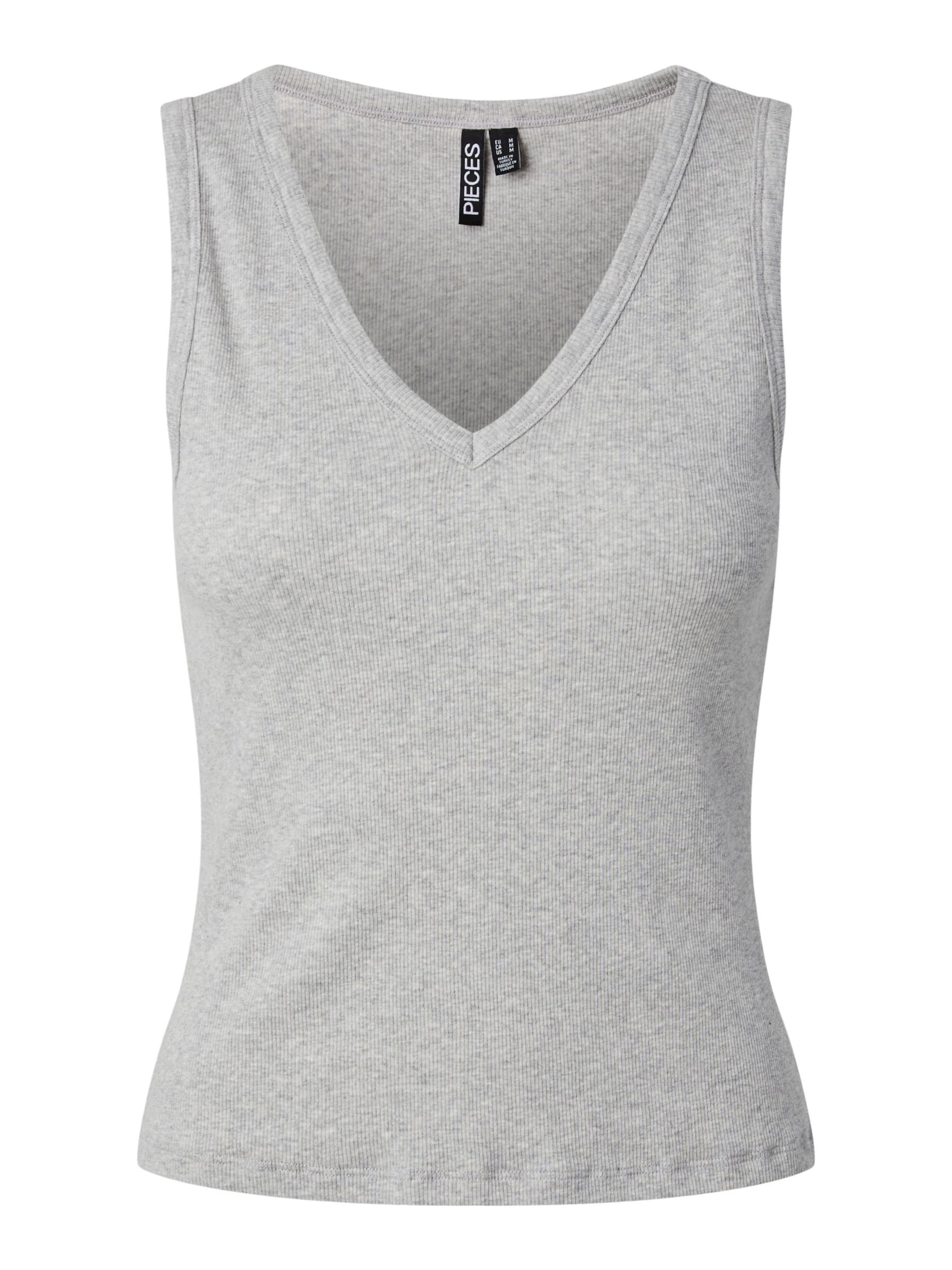 PIECES - Camiseta térmica 'PCBella' en gris: frente