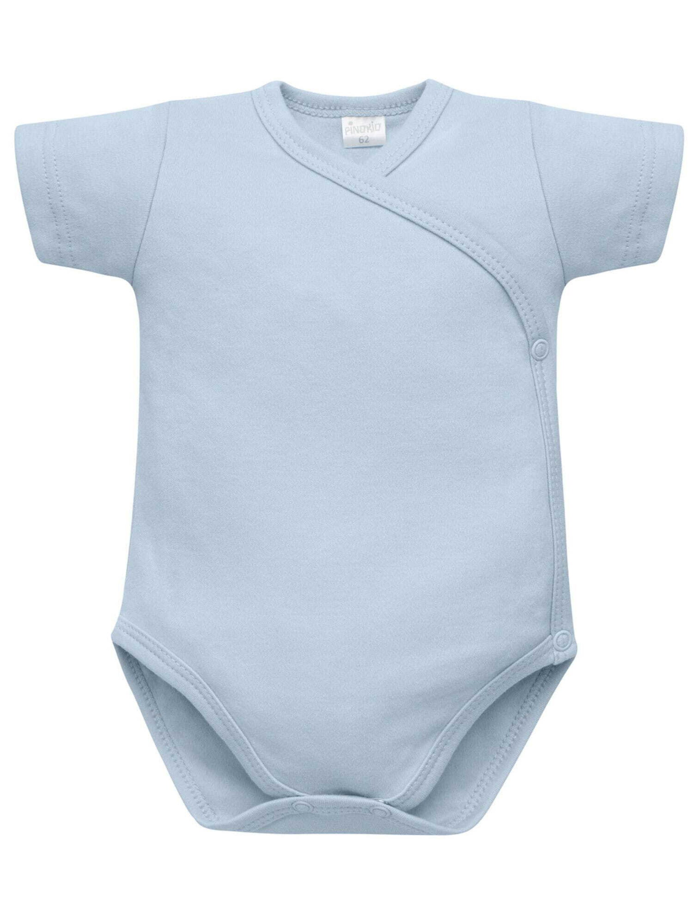 Pinokio Strampler in Blau: Vorderseite