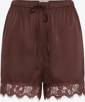 Pantalon 'IHFUCHILLA SHO' ICHI en marron : devant