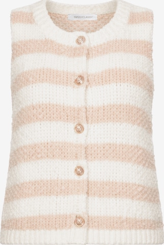 SASSYCLASSY Weste in Beige: Vorderseite
