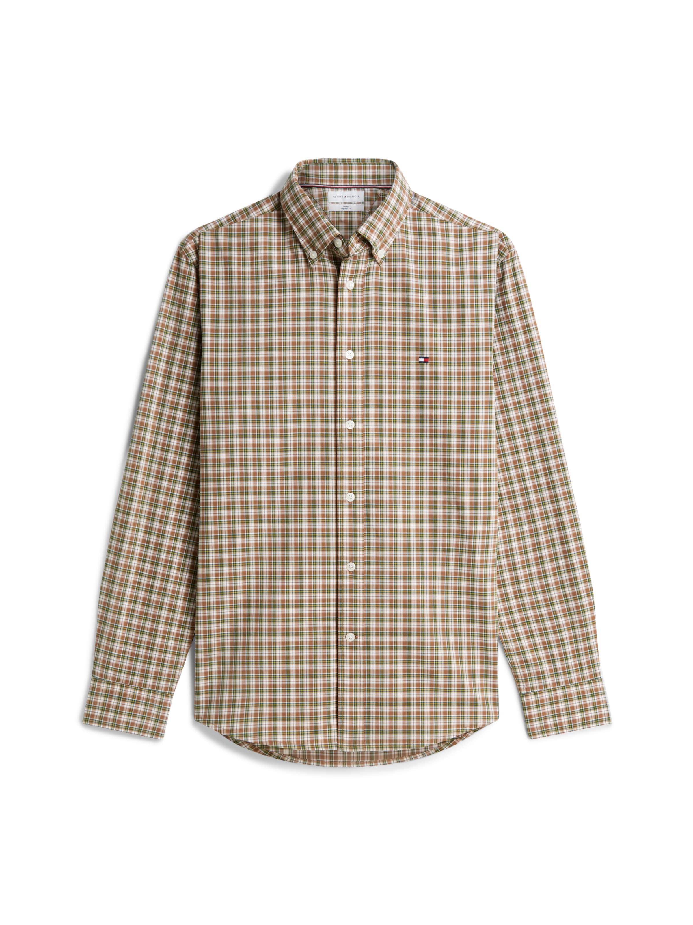 TOMMY HILFIGER Regular Fit Paita 'Flex' värissä beige: etupuoli