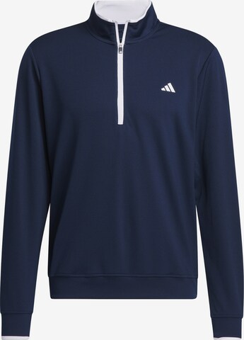 ADIDAS GOLF Athletic Sweatshirt in Blue: front