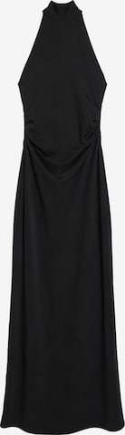 Rochie de la Bershka pe negru: față