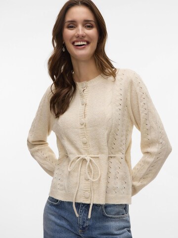 VERO MODA Cardigan 'VMEVERLEE' i beige