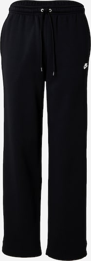 Nike Sportswear Housut 'CLUB' värissä musta / valkoinen, Tuotenäkymä