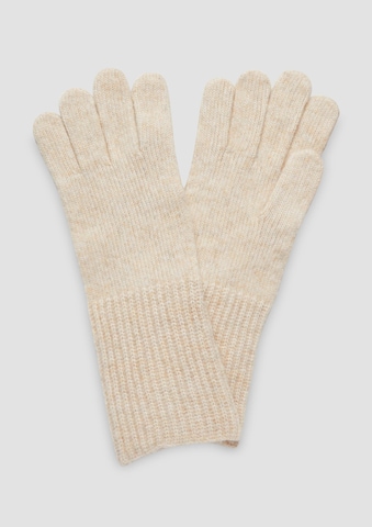 s.Oliver Vingerhandschoenen in Beige