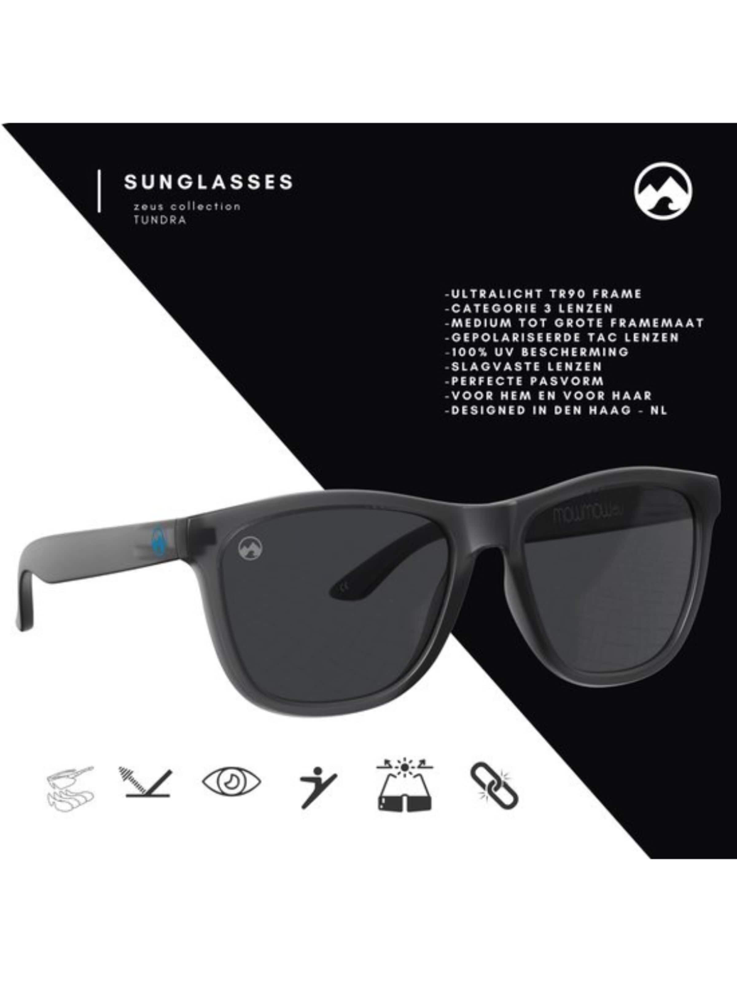 Mowmow Sportsolglasögon 'MowMow Opal LIMITED Sunglasses - Polarized - Men - Women' i grå
