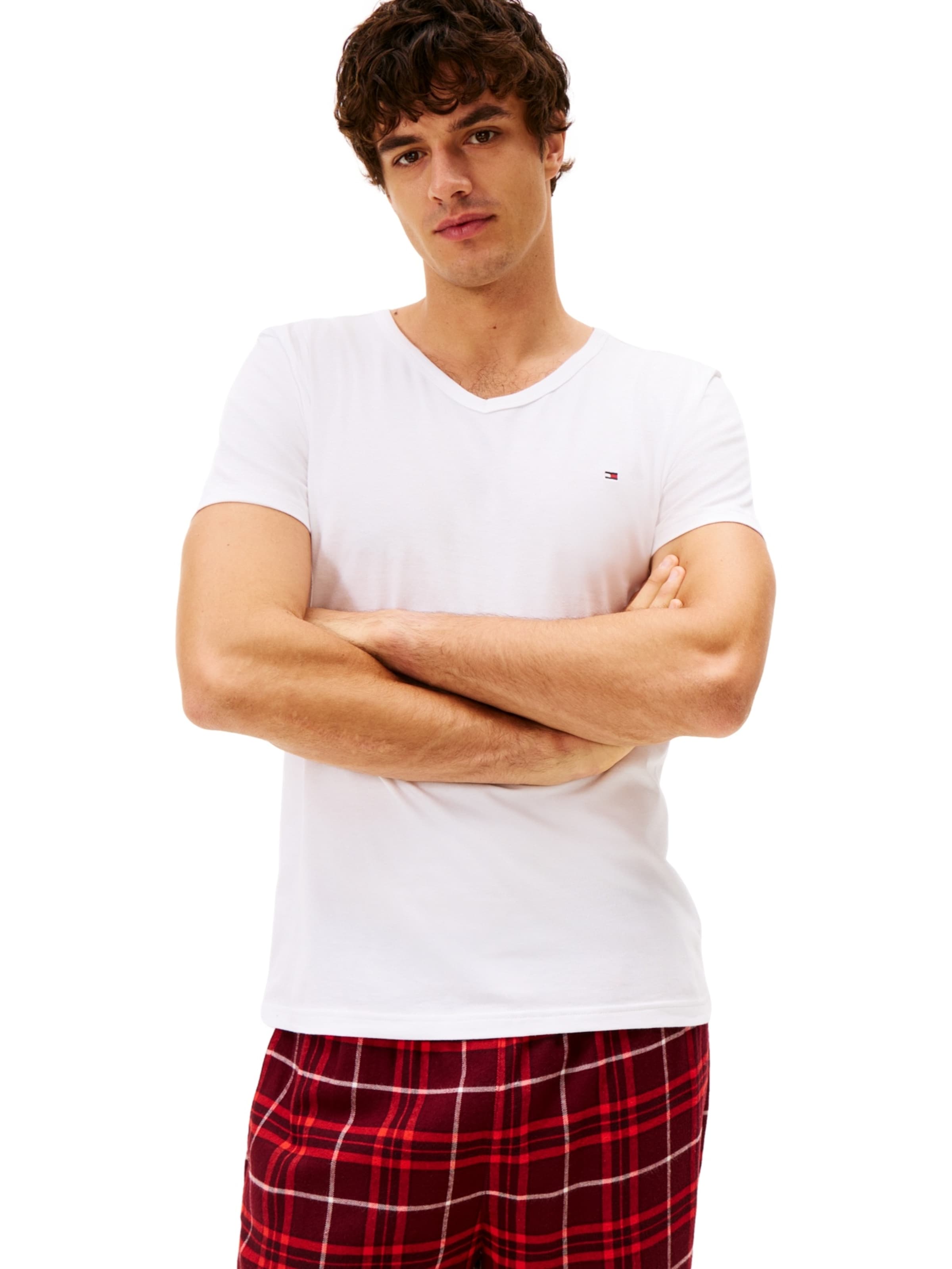 balts TOMMY HILFIGER T-Krekls: no priekšpuses