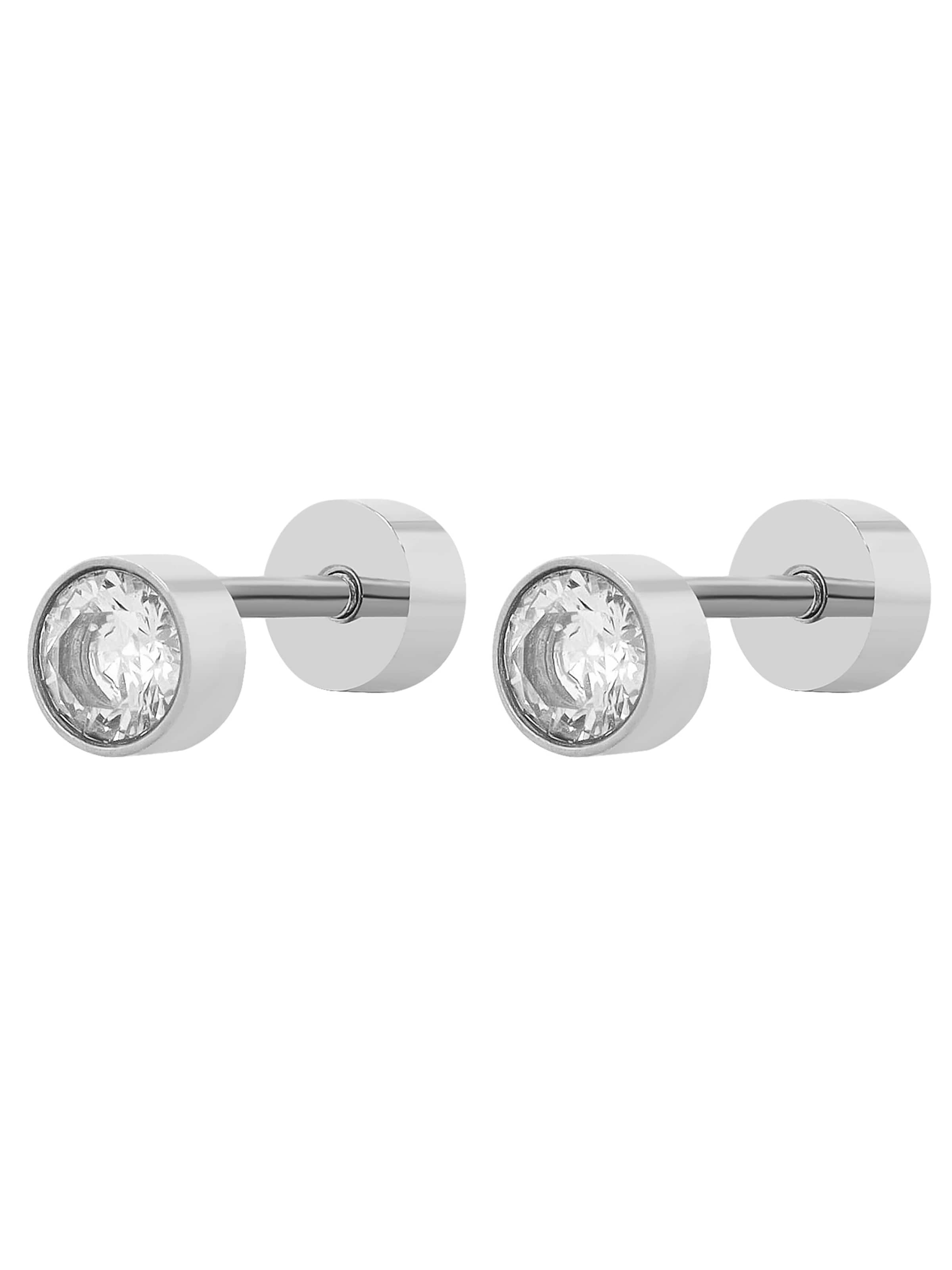 Akzent Earrings 'Kali, langlebig' in Silver: front