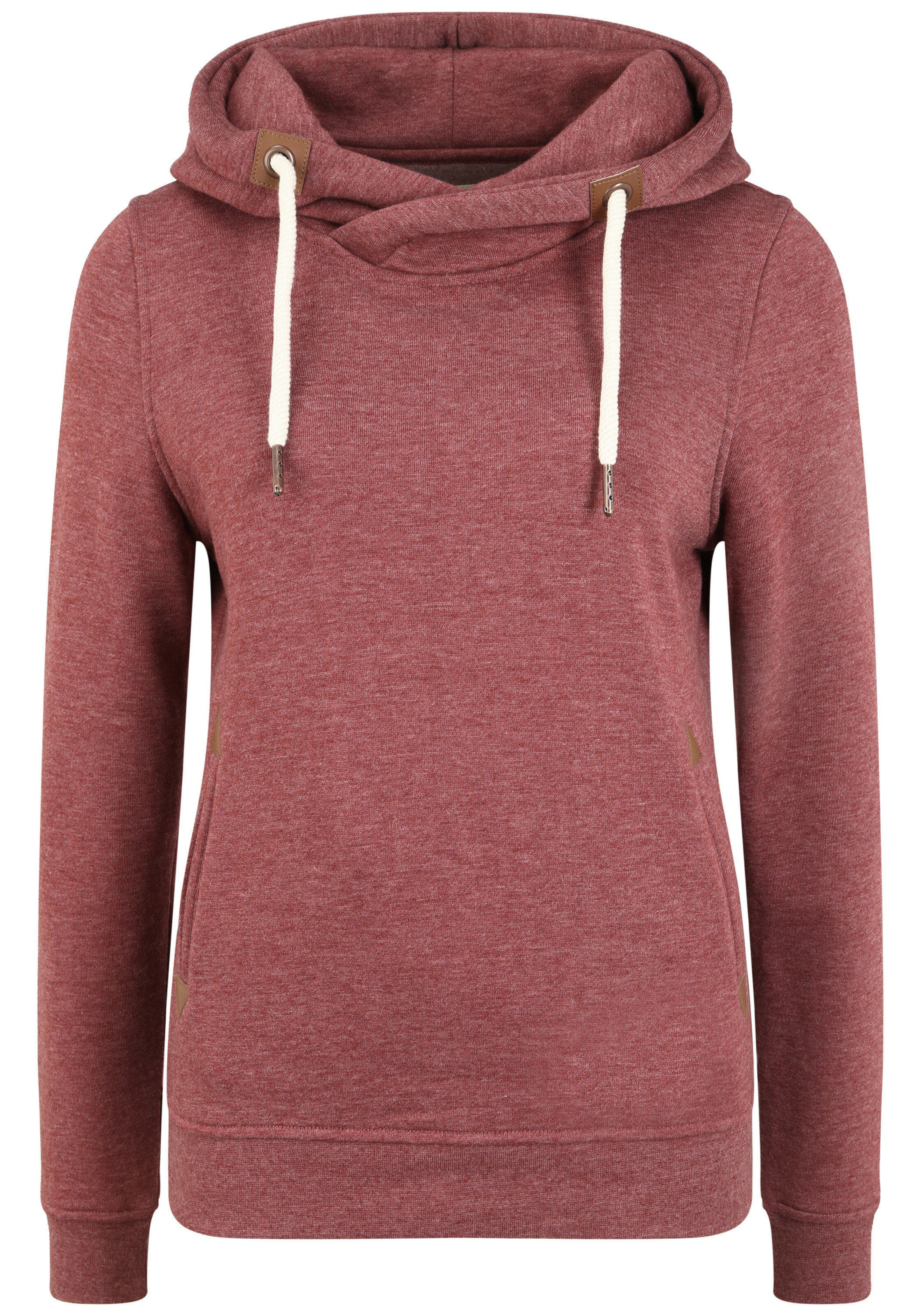 Oxmo Sweatshirt'Vicky Hood' in Rot: Vorderseite