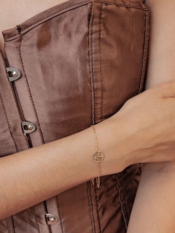 Braccialetto 'Life Flow' di Hey Happiness in oro
