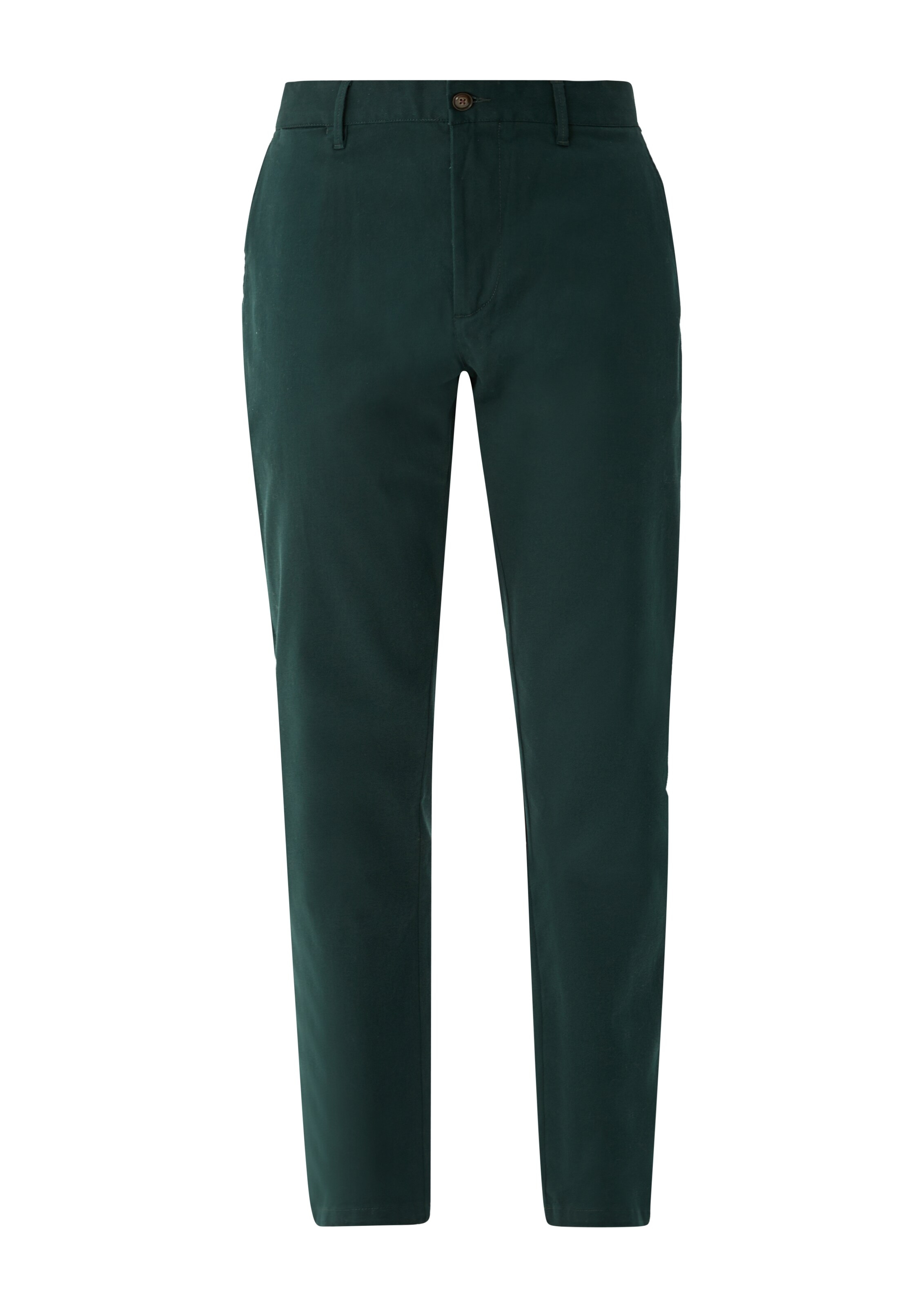 s.Oliver Regular Chino in Groen: voorkant