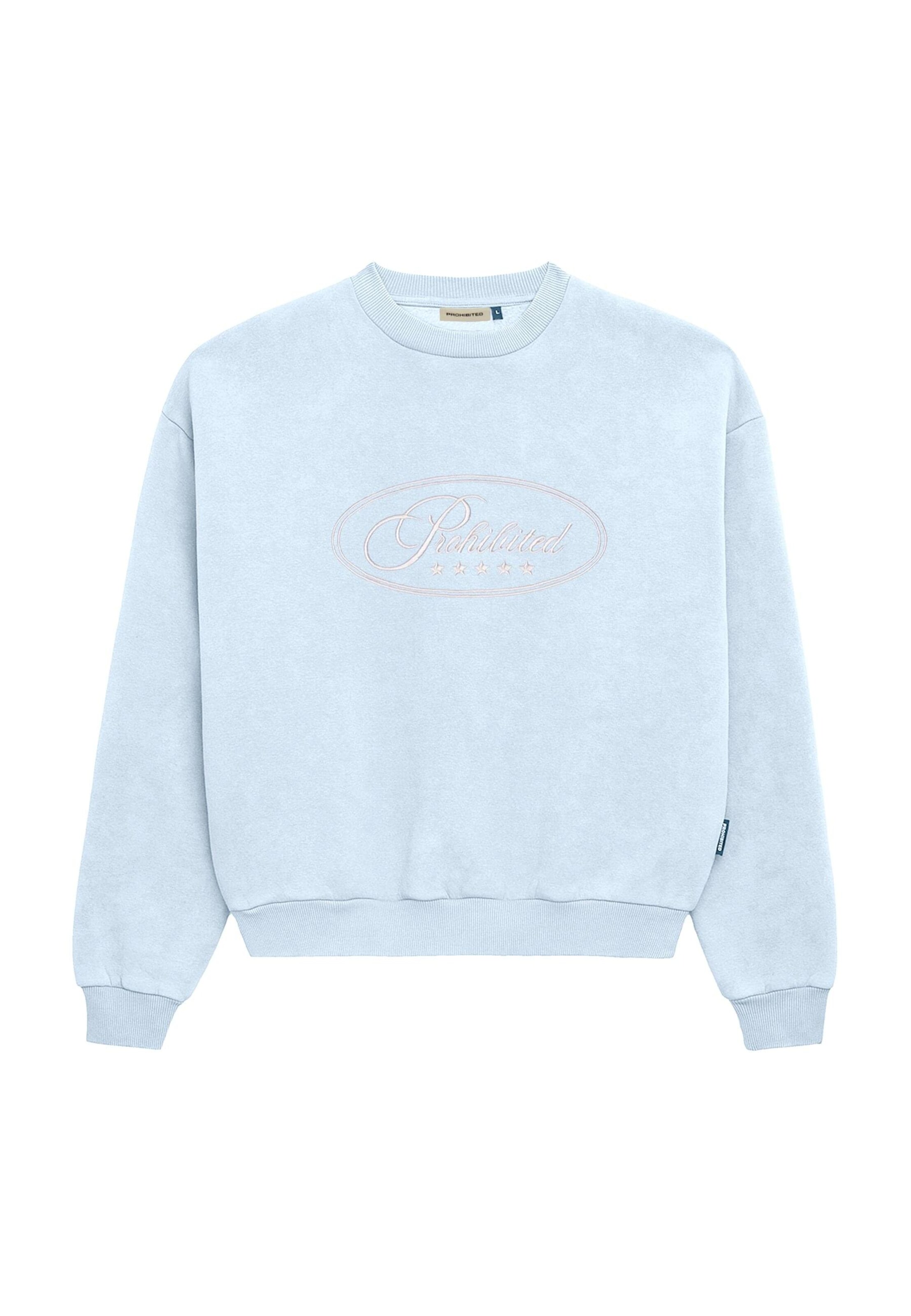Prohibited Sweatshirt in Blauw: voorkant