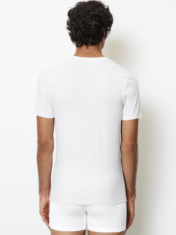 Marc O'Polo V-Shirt ' Essentials ' in Weiß