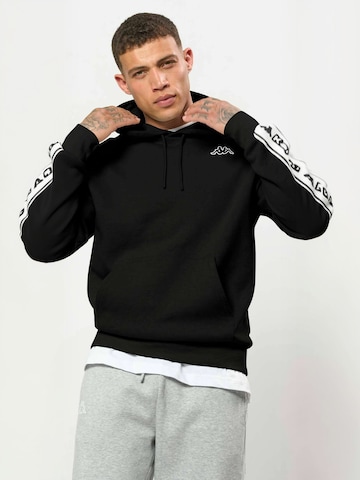KAPPA - Jersey ' Logo Tape Iackson ' en negro: frente