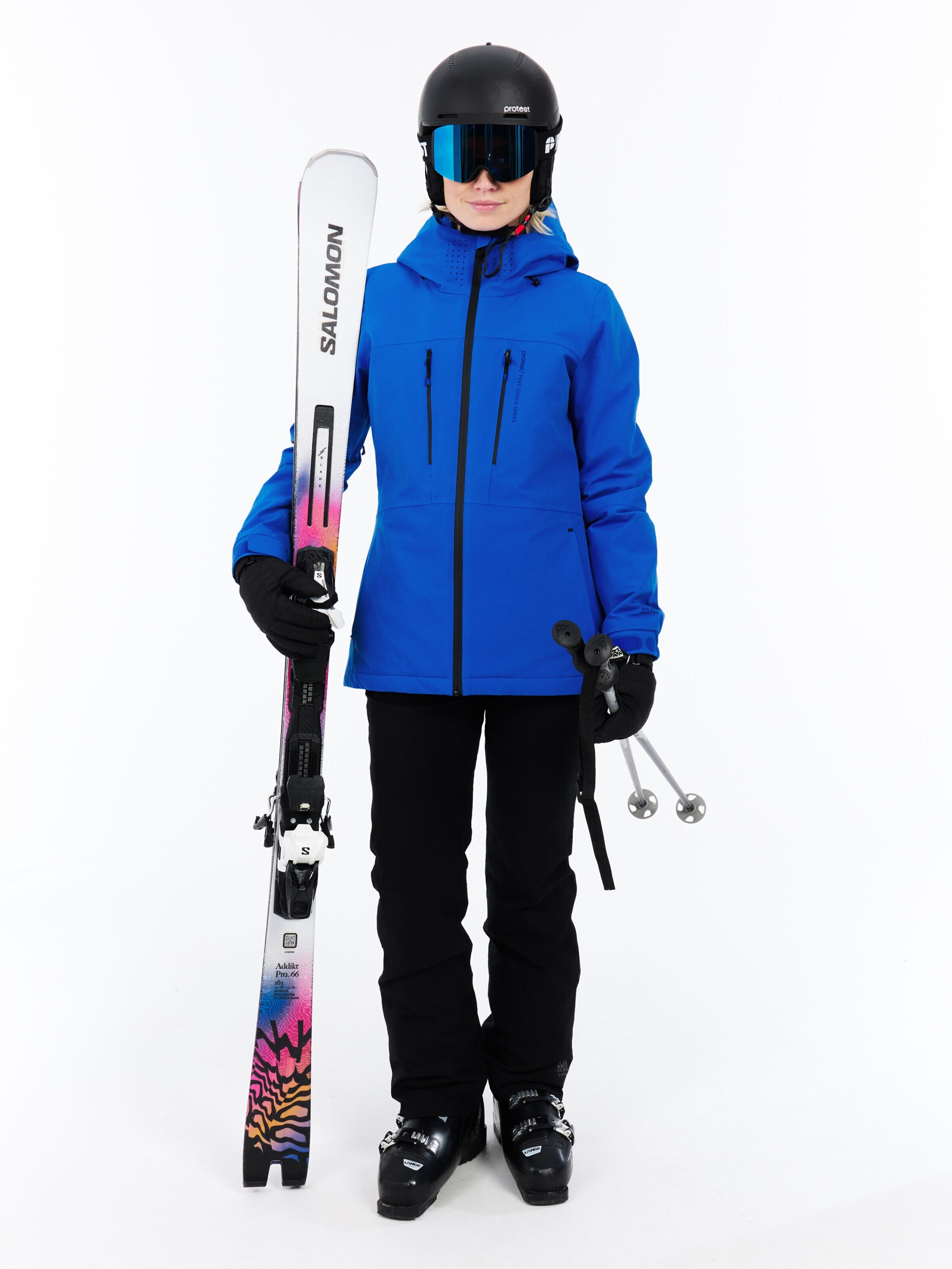 PROTEST Sportjacke 'PRTBEVERLY'‌‌‌ in Blau